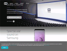 Tablet Screenshot of dolby.com